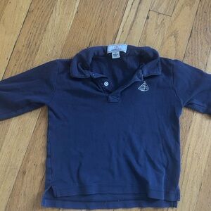 Classic Prep Navy Blue Kids Polo Shirt